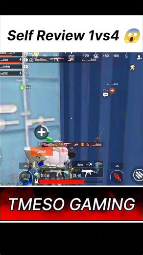 Self Review 1vs4 😱 #trending #bgmi #alizasehar #shorts