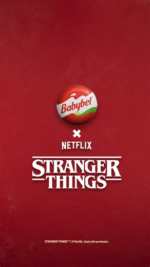Dive into the upside down with Babybel and Stranger Things. Grab yours before it’s too late! | Babybel
