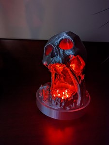 Light up Skull Dice Tower: RGB LED, Dungeons and Dragons RPG - Etsy