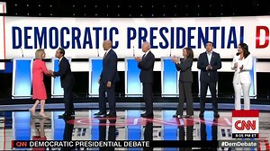 202K views · 79 reactions | The second night of CNN's 2020 Democratic debates just kicked off. Watch tonight's 10 candidates take the stage and the singing of the National Anthem. Latest updates: https://cnn.it/2LRGFBt Watch CNN: CNN.it/go | CNN Replay | Facebook