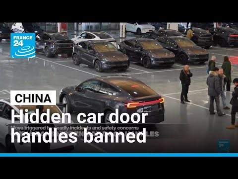 China bans hidden car door handles after deadly incidents • FRANCE 24 English