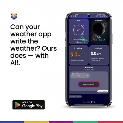 Can Your Weather App Write the Weather? | Mausam AI – Smart Weather App