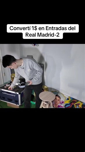 Convertí 1$ en entradas del Real Madrid: cómo lo hice