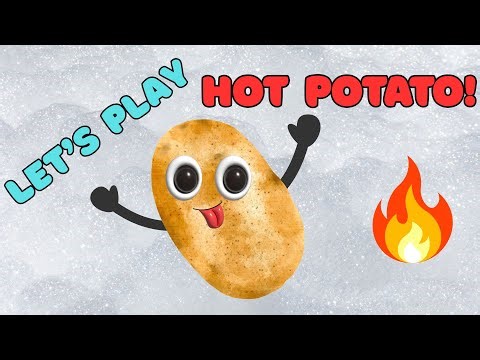 Hot Potato Game for Kids | Fun Classroom Activity & Funny Potato Pictures | Music Starts and Stops
