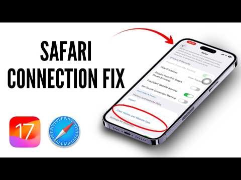 How To Fix Safari Cannot Open the Page Because the Network Connection Was Lost (iOS 17) 2026