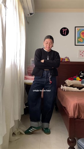 uniqlo haul!!! here’s some of my baggier ber-month outfits,plus i’ve been wanting a round neck cardigan for a longggg time and they’re hard to come by so i finally bought one ✧ #outfitinspo #ootd #fashiontiktok #philippines #fitspo #outfitideas #uniqlo #tryonhaul #fashionhaul #fall