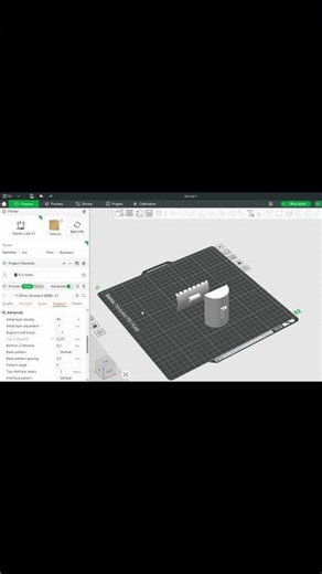 easy to remove supports in 3d printing #bambulab #3dprinter #bambulaba1