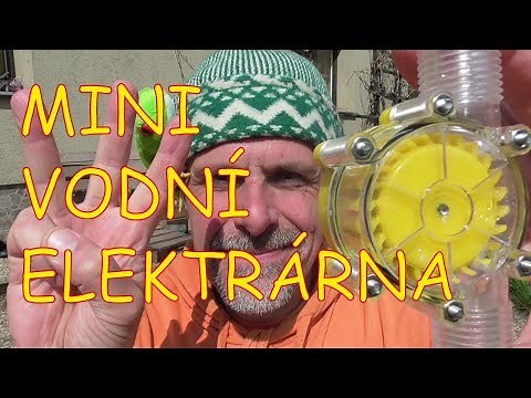Miniaturní vodní elektrárna 12V 10W