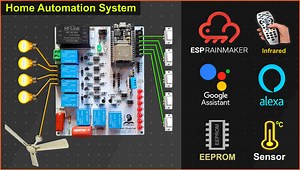 ESP32 IoT Project using Alexa Google Home app - 2025