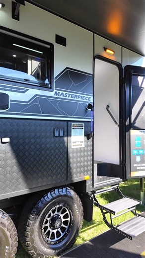 Check them out PERTH ! 🦾 Masterpiece Caravans has rolled into the Perth 4WD & Adventure Show with the team at Luxury RVs WA . 👇 On display today • 20’6 Family - triple bunk and great for families • 23’ Director’s Edition - flagship true luxury • 19’6 - compact off-road weapon • 20’ Optimum (rear door) - clever layout, compact footprint, big living • 20’ Large Ensuite - stretch out in comfort • XTM (single-axle) - tough, nimble, ready to explore 🛡️ Built for Aussie conditions - True Luxury Off