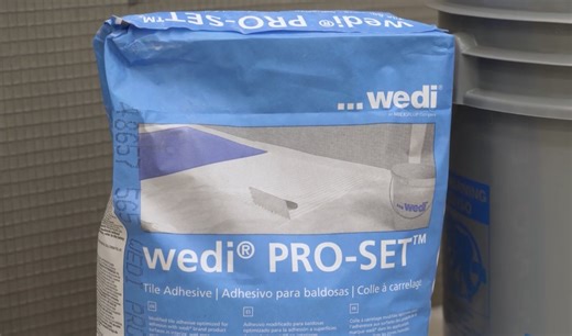 Upgrade your installation and secure a Lifetime Limited Warranty with wedi PRO-SET tile adhesive and thinset mortar. Designed for superior performance in wet-area tile applications and available in easy-to-handle 25 lb bags, wedi PRO-SET is the best-in-class choice for completing your wedi Shower System. Learn more in wedi's Technical Handbook, available for download on our website! | wedi North-America