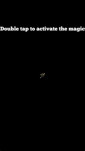 Double Tap to Activate the Magic ✨ | Try This Trick!