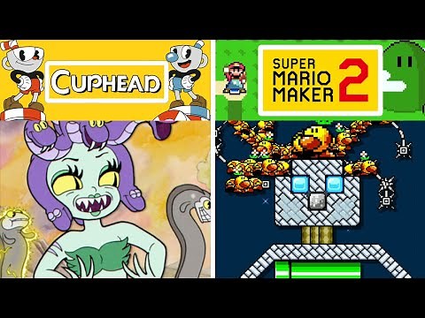 Cuphead FULL GAME Recreated in Super Mario Maker 2