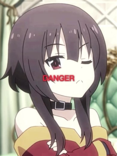 Megumin is a popular, young Arch Wizard from the Crimson Demon Clan in the anime/light novel series KonoSuba, known for her extreme obsession with casting a single, incredibly powerful, but ultimately exhausting, Explosion magic spell daily, making her a valuable but impractical party member for protagonist Kazuma. She's characterized by her chuunibyou (eighth-grader syndrome) personality, red eyes, dark hair, and her little black cat familiar, Chomusuke. Affiliated gang member. #megumin #konosu