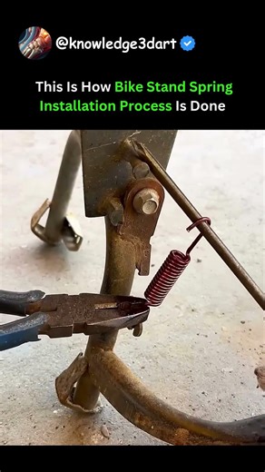 This Is How Bike Stand Spring Installation Process Is Done