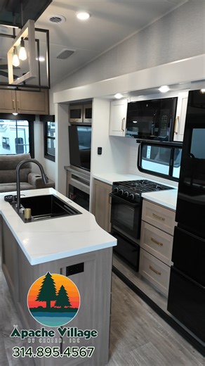 We only sell RVs we believe in. The 2026 Jayco Eagle 370FBTS combines proven craftsmanship, industry best 2 3 warranty, and a floorplan designed for affordable luxury — from a dealership known for honesty, no and experience. Rear Living 1 1/2 Bath King Size Bed Slide Massive Master Bath Available at Apache Village in Hazelwood MO. St. Louis’ Most Trusted Name in RVs for 50 Years. #camping #rvlife #jayco #apachevillage #stlrv | Apache Village RV Center