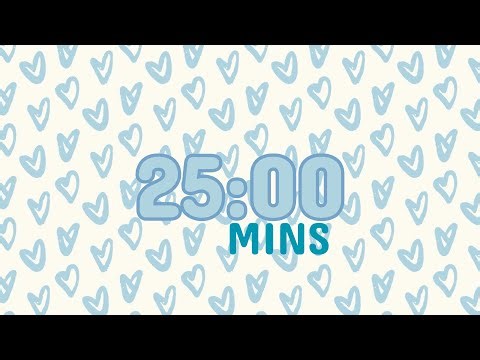 25-Minute Aesthetic Countdown Timer with Chill Lo-Fi Beats – Study, Relax, Breaks & Workouts