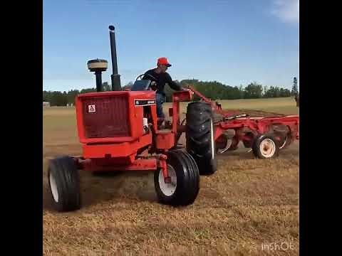 Allis Chalmers 185 & Case 4 Bottom Plow