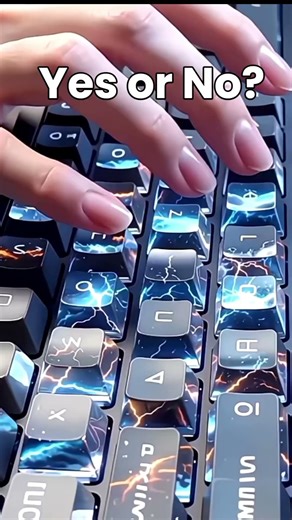 🌈 Neon Eclair Keyboard ASMR – Colorful Tapping Fun