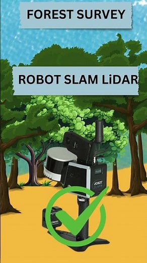 Forest survey with Robot Slam LiDAR #dgps #drone #lidar #lidarscanner