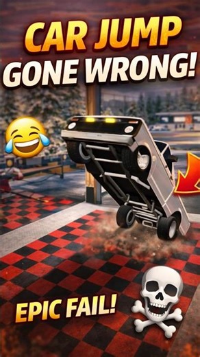 This Car Jump Went WRONG 😂🚗 | CPM Shorts#carparkingmultiplayer #cpm #shorts #cargame