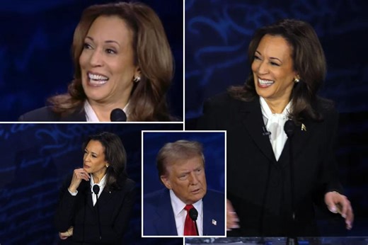 Kamala Harris’ dismissive laugh on full display in first presidential debate with Trump