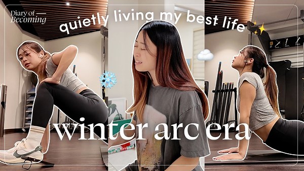 winter arc vlog ❄️ fitness, hobbies, quiet growth | Diary of Becoming