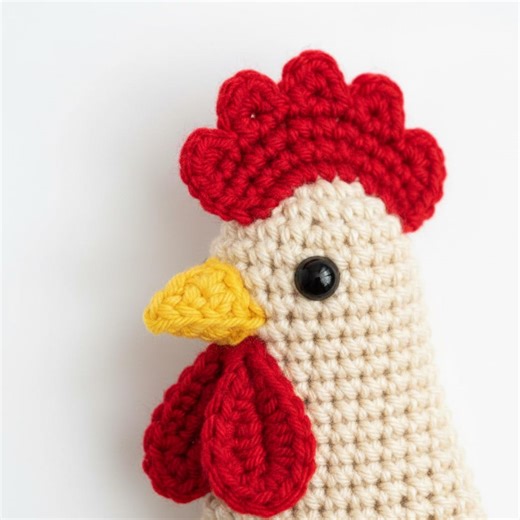 Countryside Rooster Crochet Applique Pattern – Farmhouse Barnyard Motif Digital Download - Etsy