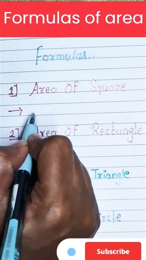 formulas of area #maths #easylearning #learn #tricks #method #formula #area #education