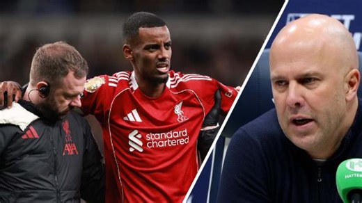 Slot reveals 'gut feeling' about Alexander Isak's injury