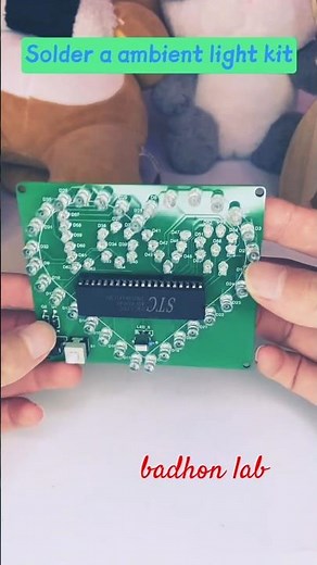 soldering and assemble LED light on PCB board.👉👈#soldering #ledlights