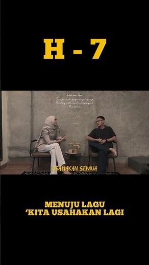 H-7 menuju lagu ‘Kita Usahakan Lagi’ official lirik video #batassenja #kitausahakanlagi