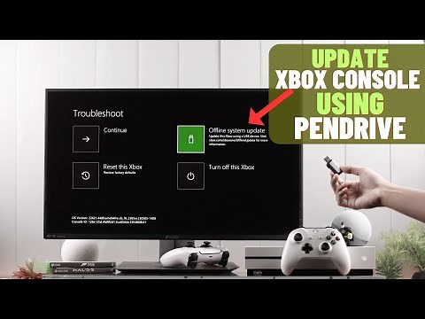 How to update Xbox using USB! Fix- Green and Black Screen Errors