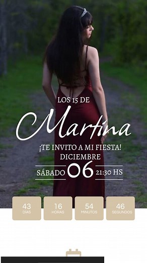 TARJETA INTERACTIVA DE 15 AÑOS Los mejores diseños para la mejor tarjetita... NO ES CANVA, nuestro equipo te brinda la mejor experiencia para tus invitados con una tarjetita única y perfecta para tus 15 años... DISEÑOS PROFESIONALES, todo lo que necesitas para tu evento... Que incluye el Modelo Exlusive: ✅ Confirmación de asistencia ✅ Mapa y ubicación de como llegar al salón ✅ Contador regresivos ✅ Álbum de fotos para que tus invitados suban las fotos que sacar en la fiesta ✅ QR para compartir e