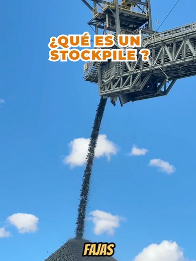 Qué es un stockpile en minería: pila de almacenamiento temporal
