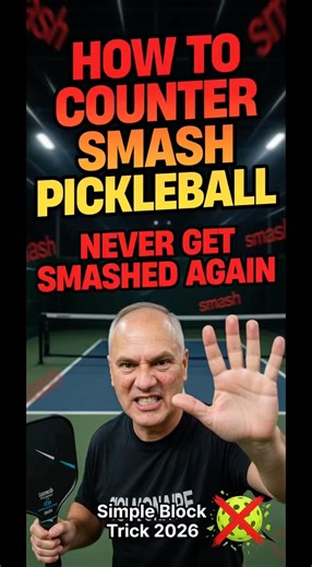 How to Counter Smash Pickleball (Stop Getting Destroyed at the Net!)