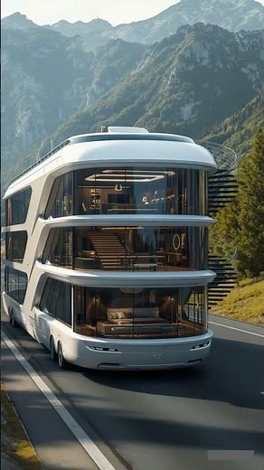 Inside the American Multi-Storey Futuristic Luxury RV Redefining USA Road Travel 🇺🇸✨