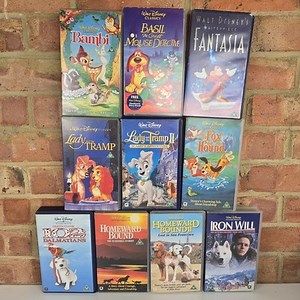 Disney VHS Lot x10 – Fantasia, Bambi, 101 Dalmatians, Lady & the Tramp Bundle  | eBay UK