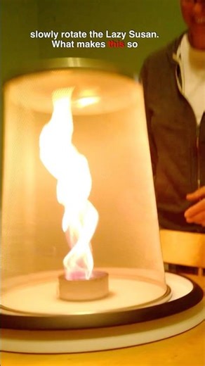 Flame Vortex Science Demonstration #chemistry #shorts