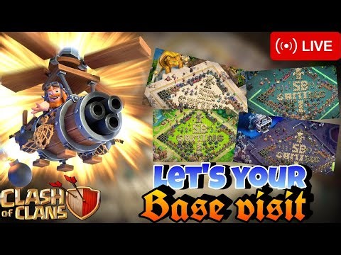 Base Visit + Pro Tips Attack Strategy | COC Live Discussion 2025 🔥