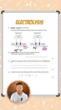 GCSE Chemistry: Exam Question | Electrolysis Experiments