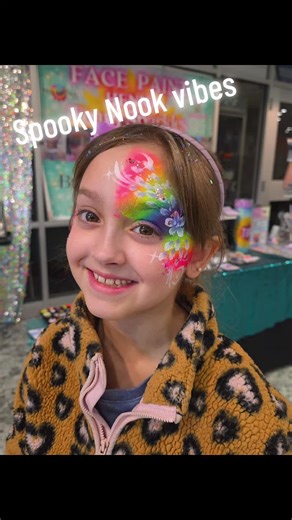 Just a typical Saturday at Spooky Nook spreading massive amount of sunshine and joy to my KRVA girls! Thank you to everyone who stopped by and joined me in my mission of spreading joy and positivity through color and sparkle magic! #sparklelove #iloveglitter #spookynook #brookezookart #glittergel