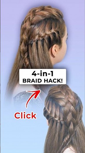This GENIUS Braid Hack Combines 4 Styles! 🔥