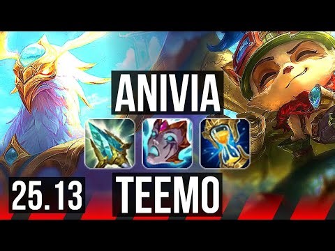 ANIVIA vs TEEMO (TOP) | Comeback, 51k DMG, Rank 15 Anivia | EUW Grandmaster | 25.13