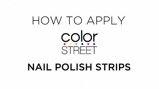 Color Street Nail Strip Application Video - Nailionaires