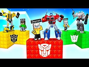 INTRAPPOLATO sulle ISOLE dei TRANSFORMES in Minecraft...