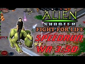 Alien Shooter: Fight For Life. SPEEDRUN (WORLD RECORD 3:50). Horseman Mod