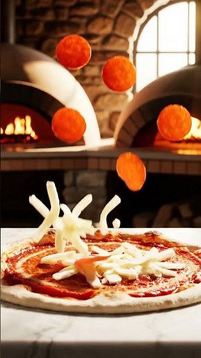 4K Pizza Making Magic ✨ | Dropping Ingredients ASMR