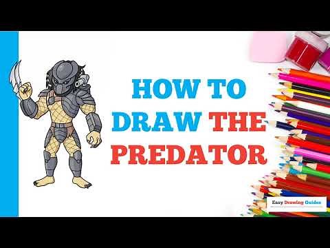 How to Draw the Predator: Easy Step by Step Drawing Tutorial for Beginners