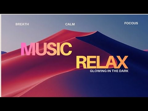 Relaxing Music Visualiser - Glowing in the dark